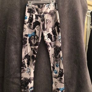 Girls puppy leggings